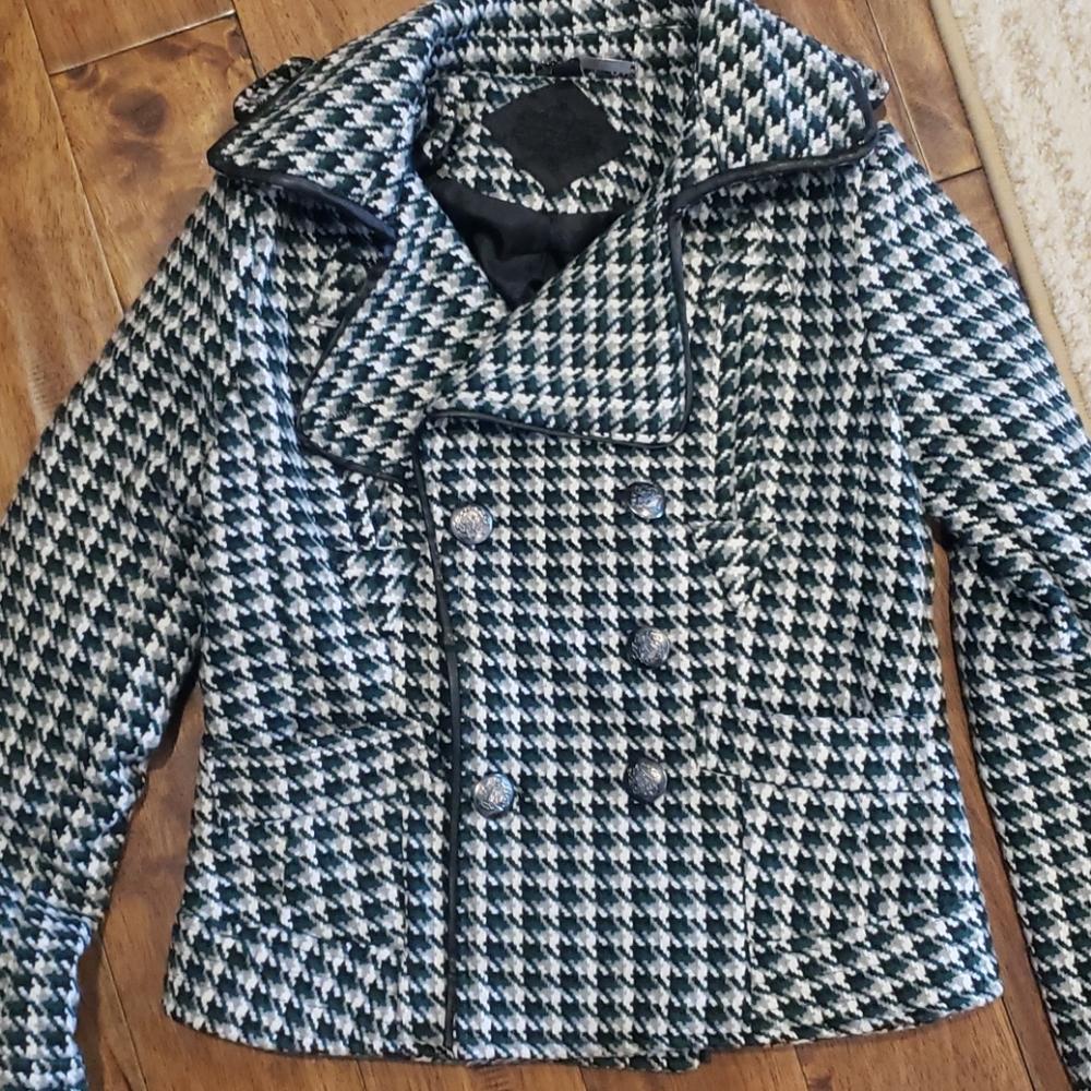 Jou Jou Houndstooth coat